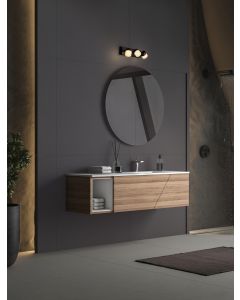 Teko Sandy Black Aluminium & Acrylic LED
