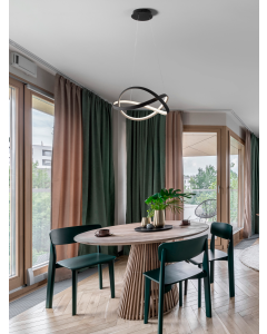 ODREY CCT Dimmable Sandy Black & Gold Al