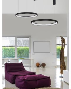 PERTINO Dimmable Sandy Black Aluminium &