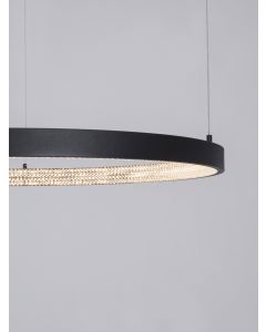 PRESTON Dimmable Sandy Black Aluminium &