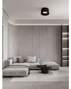 Atil Sandy Black Aluminium & Steel LED