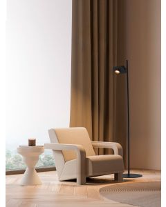 Kedros Touch Dimmable Black Aluminium &