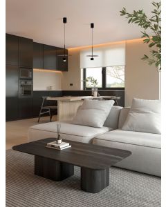 Edem Sandy Black Aluminium & Steel LED