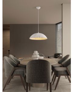 AMMOS White Gypsum LED E27 1x12Watt 100