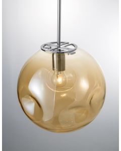 MAYAN Chrome Metal Champagne Glass LED E