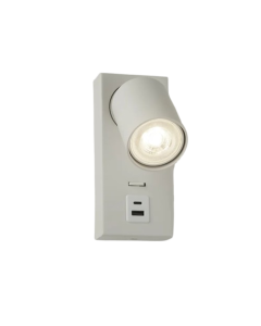Moon 1 USB Switched, GU10, Sand White