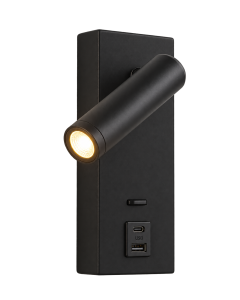 Marlow USB Reading Light, Black