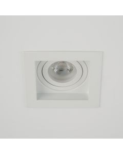 Grid 1 GU10, Fire Rated, White