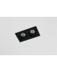 Grid 2 GU10, Fire Rated, Black
