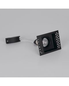 Zelda Trimless Square IP65 FR, GU10, Bla