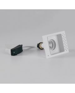 Zelda Trimless Square IP65 FR, GU10, Whi