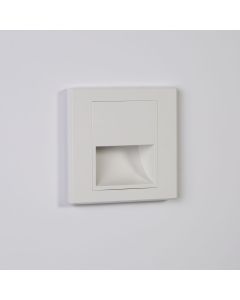 Steplight, 1.5W 3000K, Recessed, White