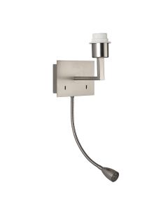 Pimlico 2 Reader, E27, Satin Nickel