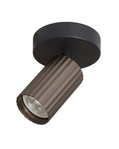 Anna GU10 Fluted Spotlight, Bronze