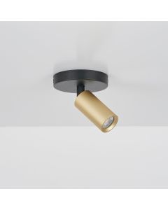 Ciara Mini GU10 Spotlight, Gold & Black