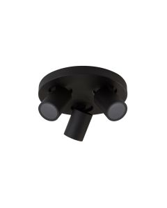 Selene 3 Round IP44 GU10, Sand Black