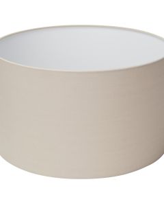 40cm Drum Shade, Mushroom Cotton