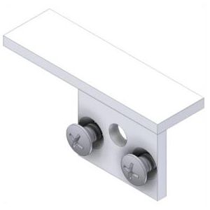 LED profiel ultimate eindstuk inb. zwart