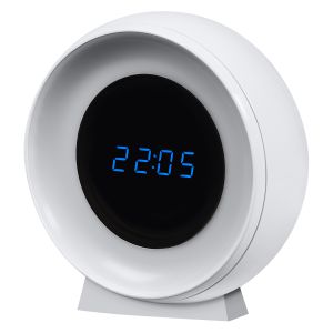 NIGHTLUX CLOCK WHITE LEDV