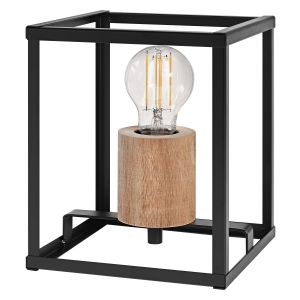 DECOR NAIROBI TABLE BK WD E27 LEDV