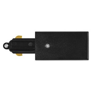 TRACKLIGHT SUPPLY CONNECTOR BK LEDV