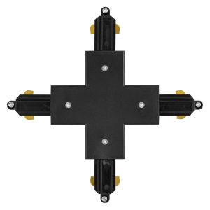 TRACKLIGHT CROSS CONNECTOR BK LEDV