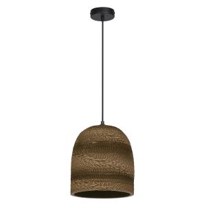 DECOR CARDBOARD BELL PENDANT E27 LEDV