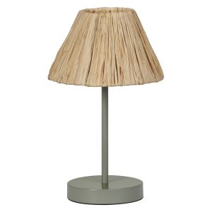 DECOR RAFFIA TABLE E27 GN LEDV
