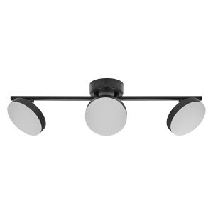 DECOR SPOT MOON 3SPOT 16W 830 BK LEDV