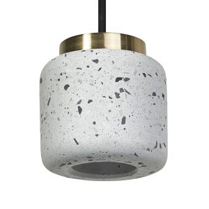 DECOR TERRAZZO BALL PEND 1XGU10 WT LEDV