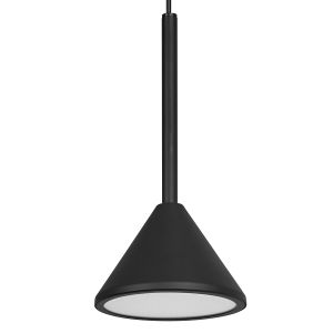 DECOR FUJI 1XPENDANT 5W 930 BK LEDV