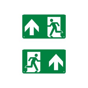 EM EXIT PICTO UP LEDV