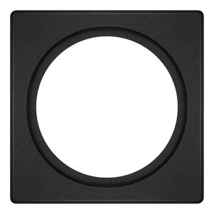 SPOT FRAME 100X100 1X D68 BK LEDV