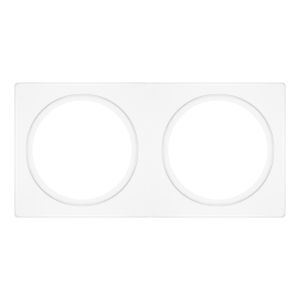 SPOT FRAME 100X200 2X D68 WT LEDV