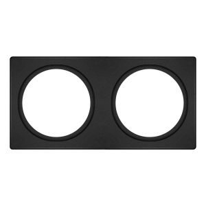 SPOT FRAME 100X200 2X D68 BK LEDV