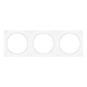 SPOT FRAME 100X300 3X D68 WT LEDV