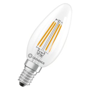 LED CLB40 3.4W 827 FILCL E14 P LEDV