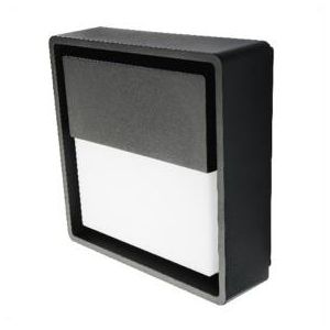 Frame Wall Square Zwart Led 3000K