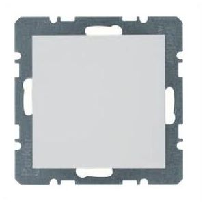 Blindplaat S1 polarwit glans