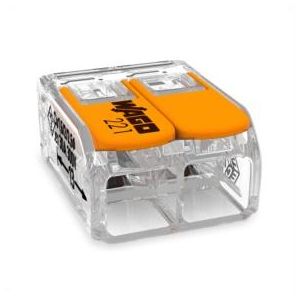 Wago verbinder met hendel