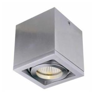 Opbouwspot Squ in de kleur alu