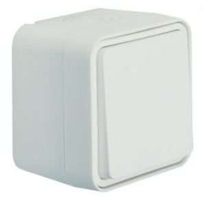 Wisselschakelaar opbouw W1 polar wit