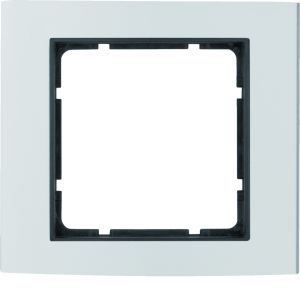 Afdekraam 1-v, berker B.3, aluminium nat