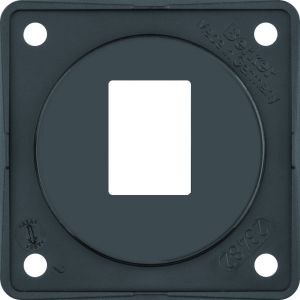 Draagplaat 1-v voor AMP modulaire jacks,