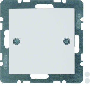 Blindpl. met schroefbevestiging, berker