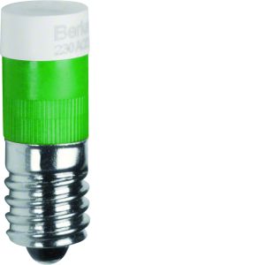 LED-lampen E10, groen
