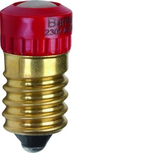 LED-lampen E14, rood