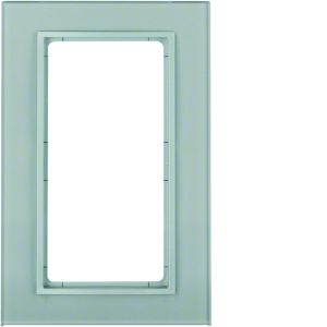 Afdekraam 1,5-v vert. berker B.7 Glas al