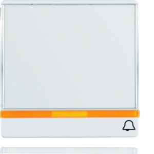 Wip met groot tekstv. lens en belsymb. b