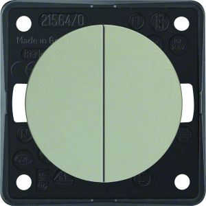 Serieimp.dr. 2x maakcontact, berker Inte